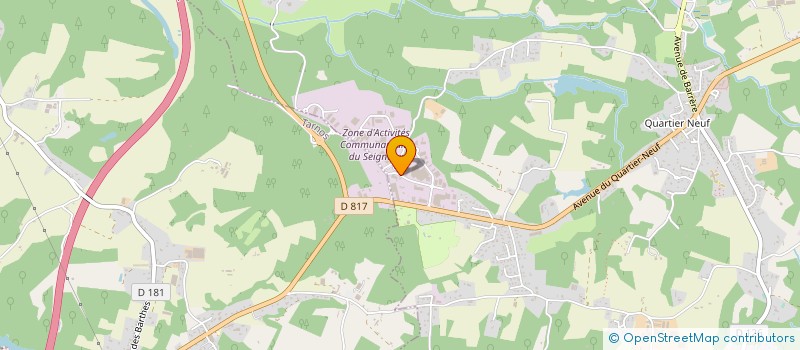 localisation de l'entreprise SCI CRESPO FERNANDES  SAINT-MARTIN-DE-SEIGNANX