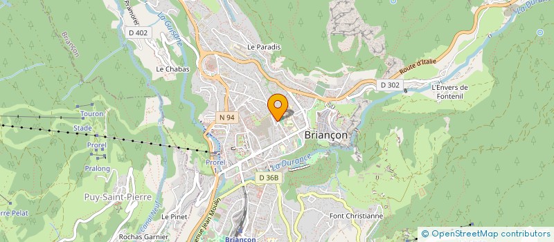 localisation de l'entreprise SCI CRESPO PRUVOST à BRIANCON