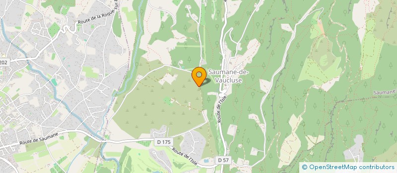 localisation de l'entreprise SCI CRESSEY  SAUMANE-DE-VAUCLUSE