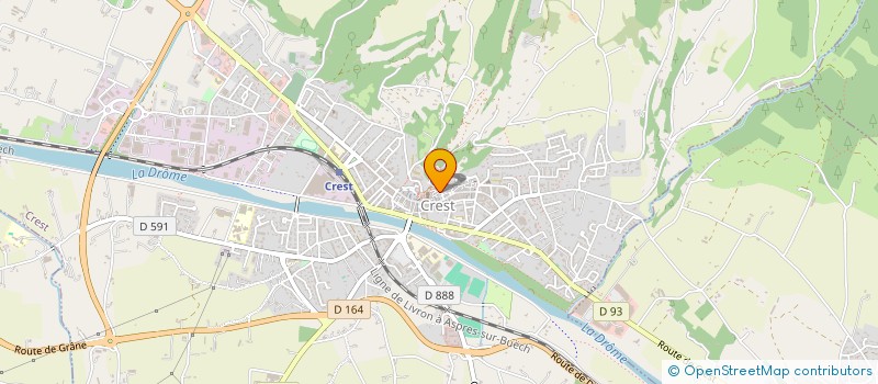 localisation de l'entreprise SCI CREST DIE  CREST