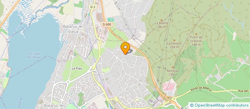 localisation de l'entreprise SCI CREST VOLAND  BALARUC-LES-BAINS