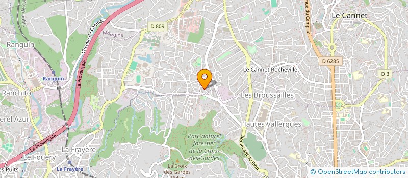 localisation de l'entreprise SCI CRESTONE à LE CANNET