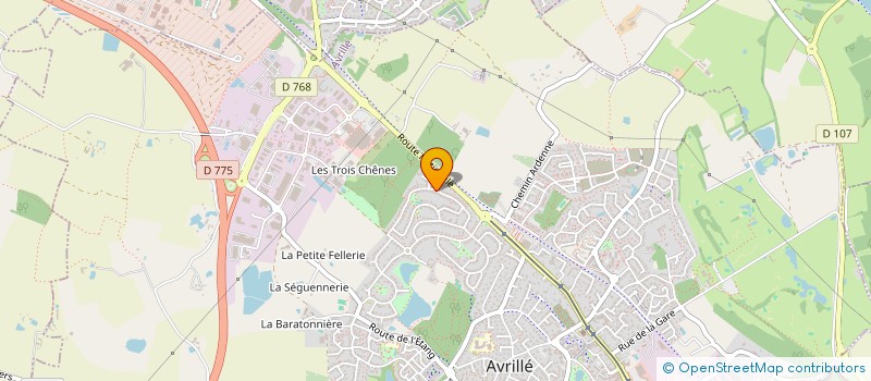 localisation de l'entreprise SCI CRESUS 3 à AVRILLE