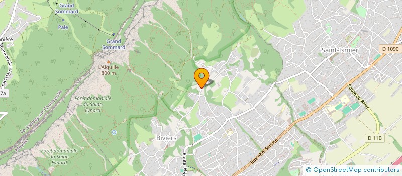 localisation de l'entreprise SCI CRET CHATEL  BIVIERS