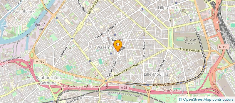 localisation de l'entreprise SCI CRETAL à LILLE
