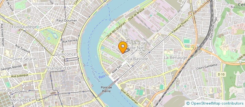 localisation de l'entreprise SCI CRETAUX - CONGY  BORDEAUX