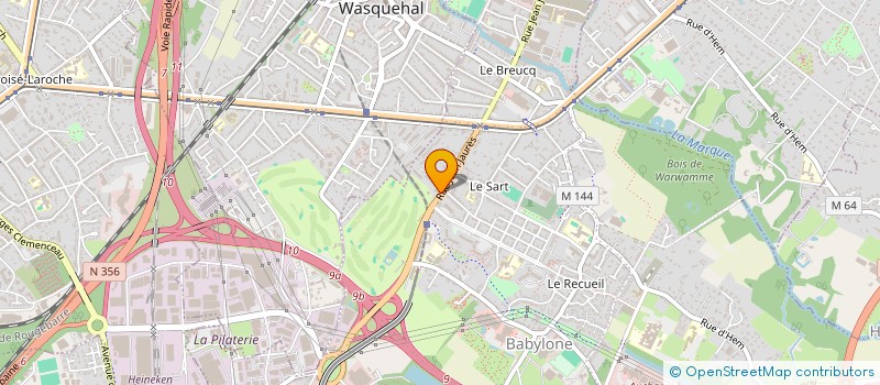 localisation de l'entreprise SCI CREUSOT à VILLENEUVE-D'ASCQ