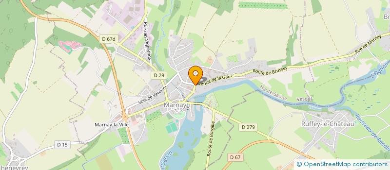 localisation de l'entreprise SCI CREUX DU CABARET  MARNAY