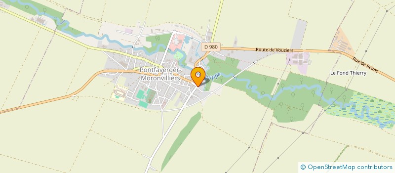 localisation de l'entreprise SCI CREVECOEUR  PONTFAVERGER-MORONVILLIERS