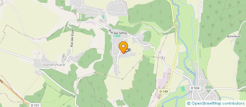 localisation de l'entreprise SCI CREVEL DAVIDALAIN  VANDRIMARE