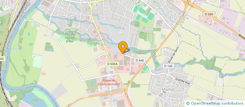 localisation de l'entreprise SCI CREVERAT  MAILLOT