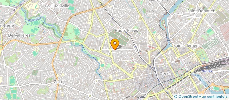localisation de l'entreprise SCI CREVETTE 21  NANTES