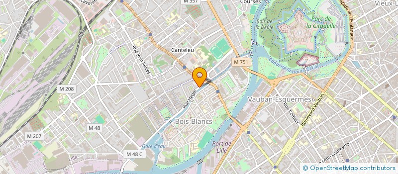 localisation de l'entreprise SCI CREVON VANDENBROUCKE à LILLE