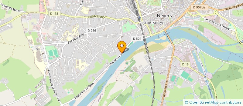 localisation de l'entreprise SCI CREZAN  NEVERS
