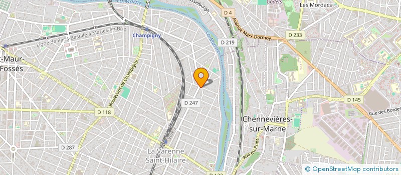 localisation de l'entreprise SCI CREZOS à SAINT-MAUR-DES-FOSSES