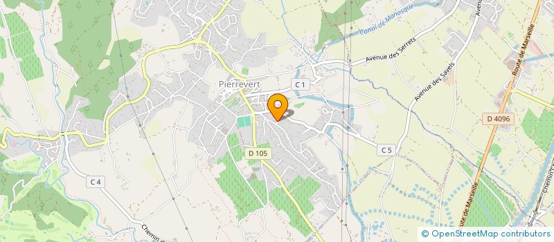 localisation de l'entreprise SCI CRF  PIERREVERT