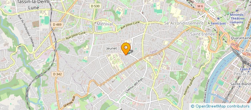 localisation de l'entreprise SCI CRGL  LYON