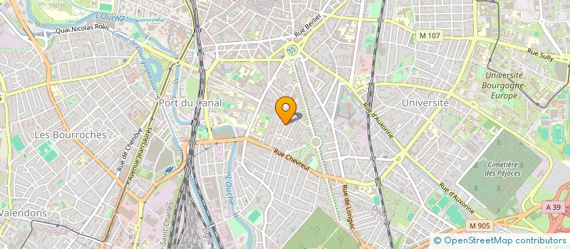 localisation de l'entreprise SCI CRGP à DIJON