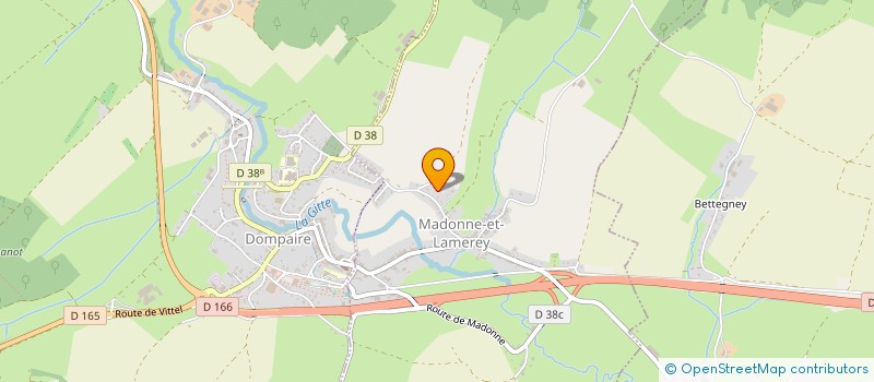 localisation de l'entreprise SCI CRH  MADONNE-ET-LAMEREY