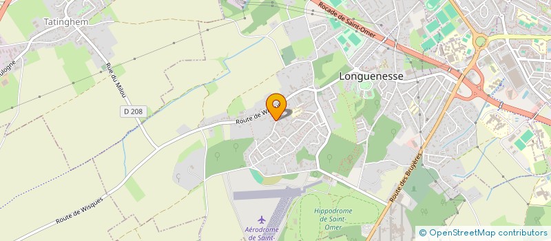 localisation de l'entreprise SCI CRH & CIE  LONGUENESSE