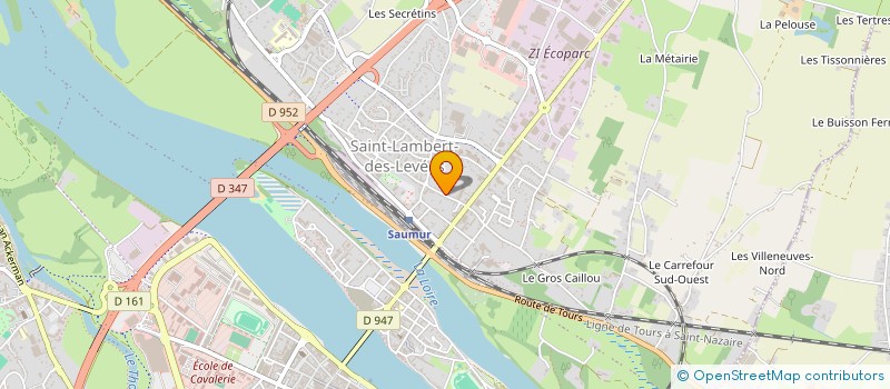 localisation de l'entreprise SCI CRIAM  SAUMUR