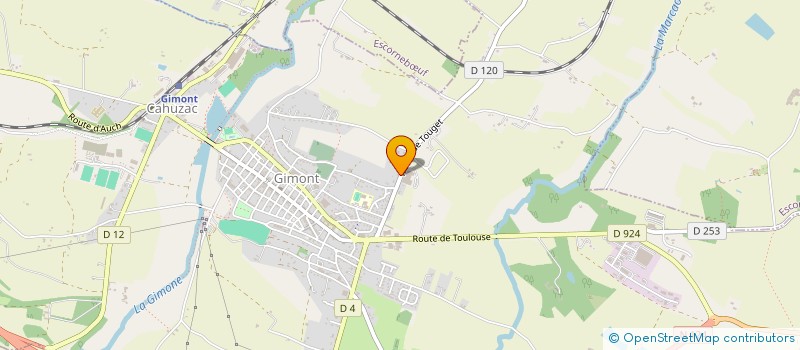 localisation de l'entreprise SCI CRICLO  GIMONT