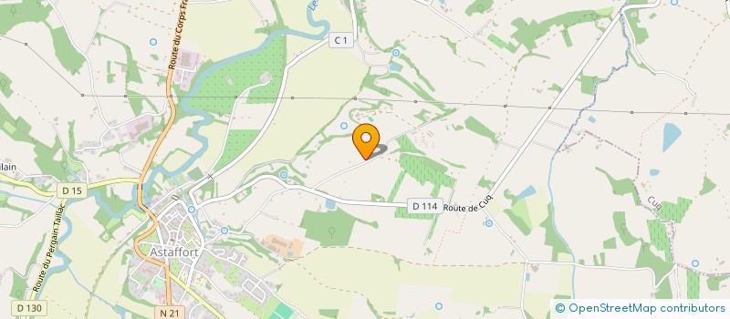 localisation de l'entreprise SCI CRICOPAT  ASTAFFORT