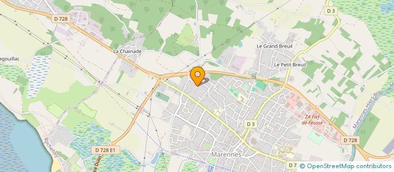 localisation de l'entreprise SCI CRICRI  MARENNES-HIERS-BROUAGE