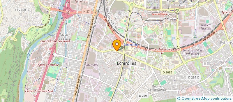 localisation de l'entreprise SCI CRIDAN à ECHIROLLES