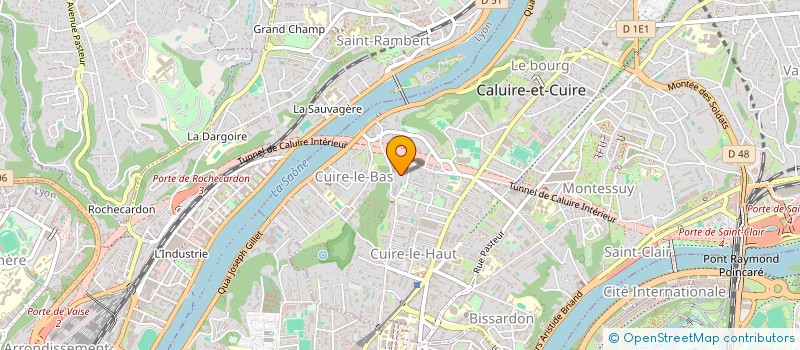 localisation de l'entreprise SCI CRIDE  CALUIRE-ET-CUIRE