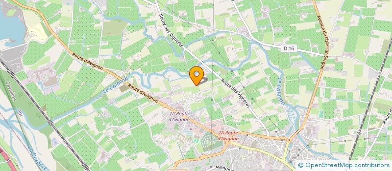 localisation de l'entreprise SCI CRIDEBAM  CAVAILLON