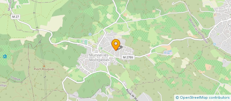 localisation de l'entreprise SCI CRIDEL  MURVIEL-LES-MONTPELLIER