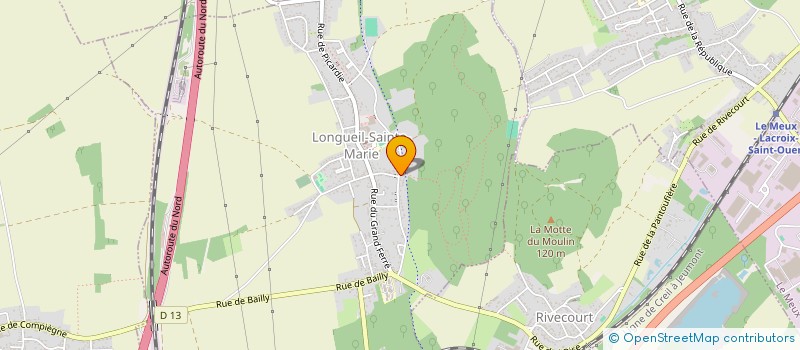 localisation de l'entreprise SCI CRIELOISE  LONGUEIL-SAINTE-MARIE