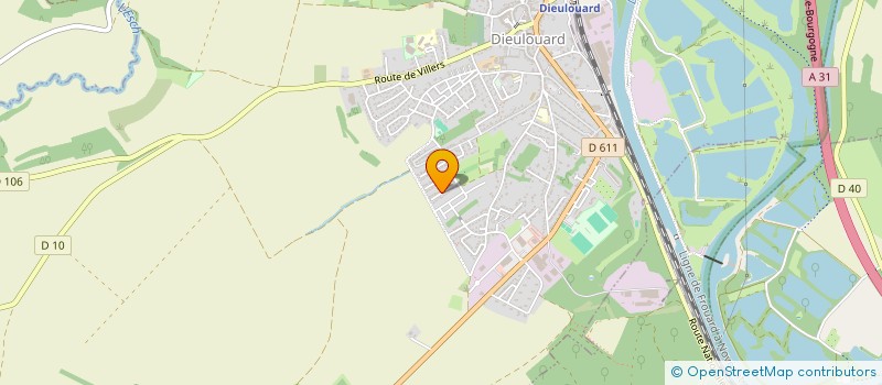 localisation de l'entreprise SCI CRIFER AVENIR  DIEULOUARD