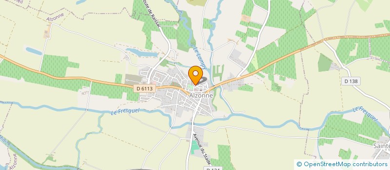 localisation de l'entreprise SCI CRIFLO  ALZONNE