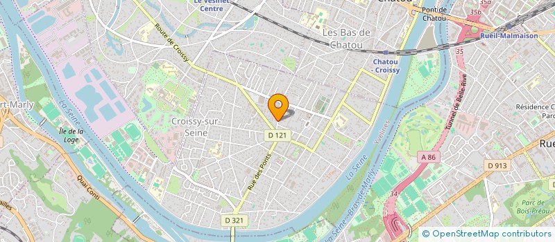 localisation de l'entreprise SCI CRIFREVAL  CROISSY-SUR-SEINE