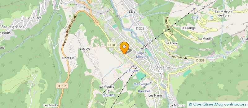 localisation de l'entreprise SCI CRIGGLESTONE à MORZINE