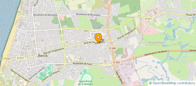 localisation de l'entreprise SCI CRIGNON PILLAIN à BERCK