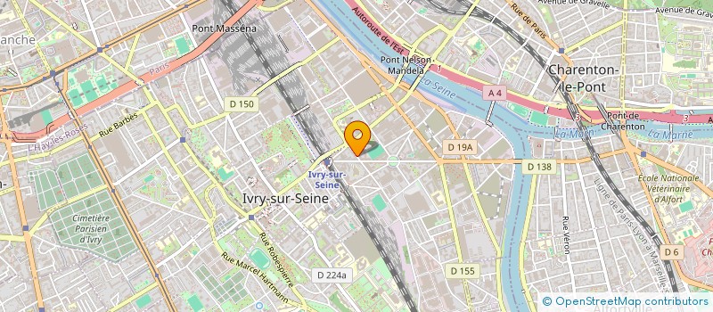 localisation de l'entreprise SCI CRIJAC à IVRY-SUR-SEINE