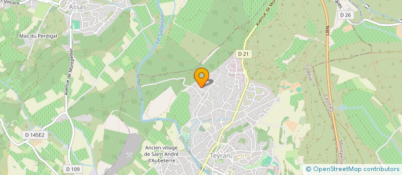 localisation de l'entreprise SCI CRIJELY  TEYRAN