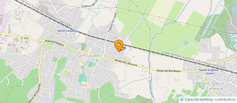 localisation de l'entreprise SCI CRIJOTI  SAINT-LOUBES