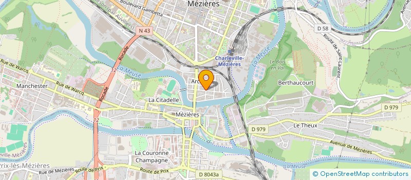 localisation de l'entreprise SCI CRIKAI  CHARLEVILLE-MEZIERES
