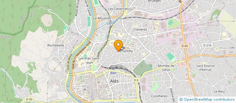 localisation de l'entreprise SCI CRIKEN  ALES