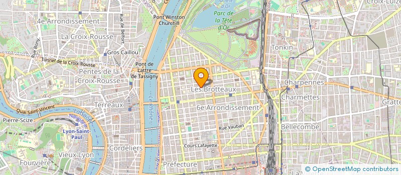 localisation de l'entreprise SCI CRILLON  LYON