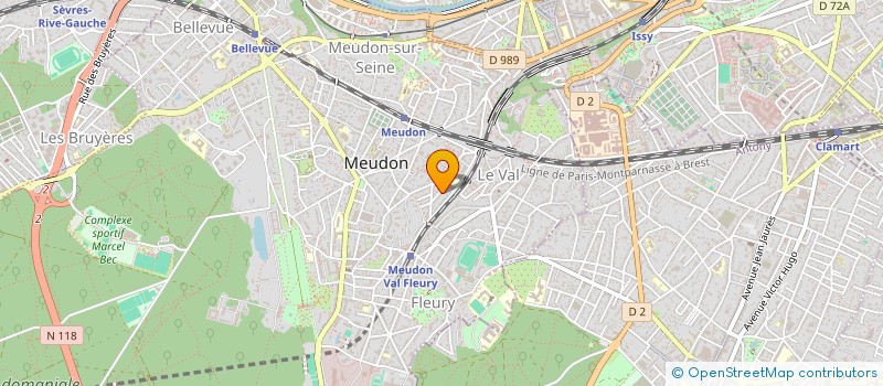localisation de l'entreprise SCI CRIMA à MEUDON