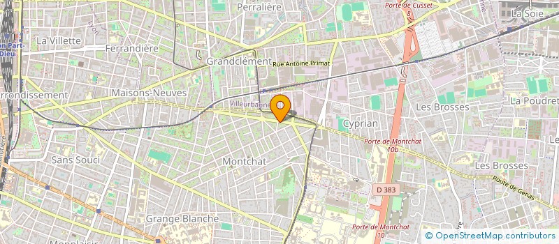 localisation de l'entreprise SCI CRIMAC  LYON