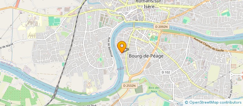 localisation de l'entreprise SCI CRIMAJU  BOURG-DE-PEAGE