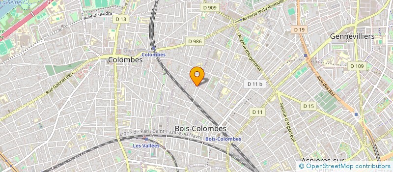 localisation de l'entreprise SCI CRIMEE KA 241  COLOMBES