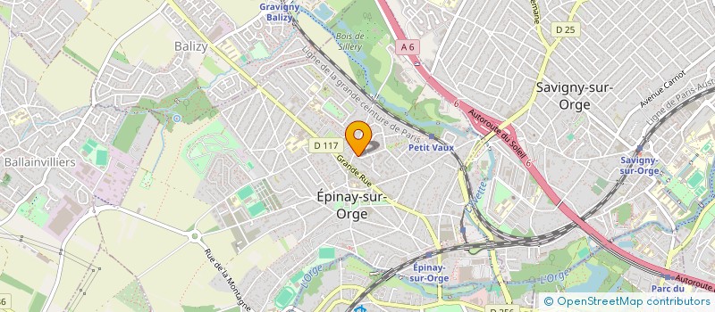 localisation de l'entreprise SCI CRIMMO  EPINAY-SUR-ORGE