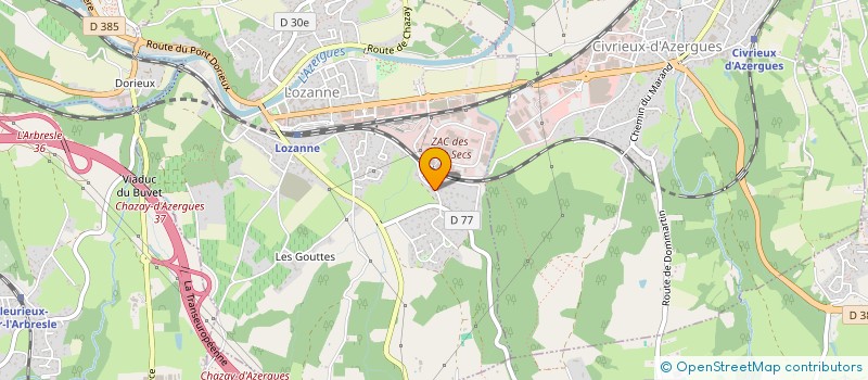 localisation de l'entreprise SCI CRIMO  DOMMARTIN